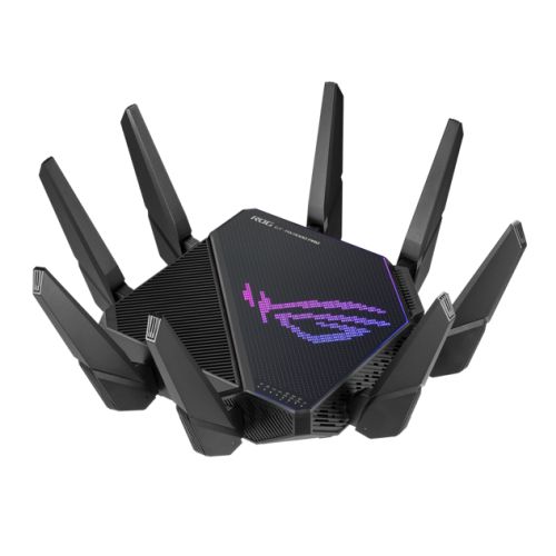 ASUS (GT-AX11000 PRO) ROG Rapture AX11000 Wireless Tri-Band Wi-Fi 6 Gaming Router, 10G LAN, 2.5G WAN, AiMesh, RangeBoost Plus, RGB ASUS (GT-AX11000 PRO) ROG Rapture AX11000 Wireless Tri-Band Wi-Fi 6 Gaming Router, 10G LAN, 2.5G WAN, AiMesh, RangeBoost Plus, RGB